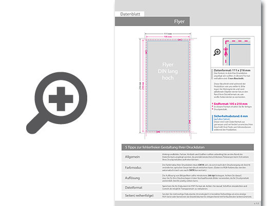 Product Bild flyer_din_lang_(10_5_cm_x_21_0_cm)_-_topseller__einseitig_bedruckt