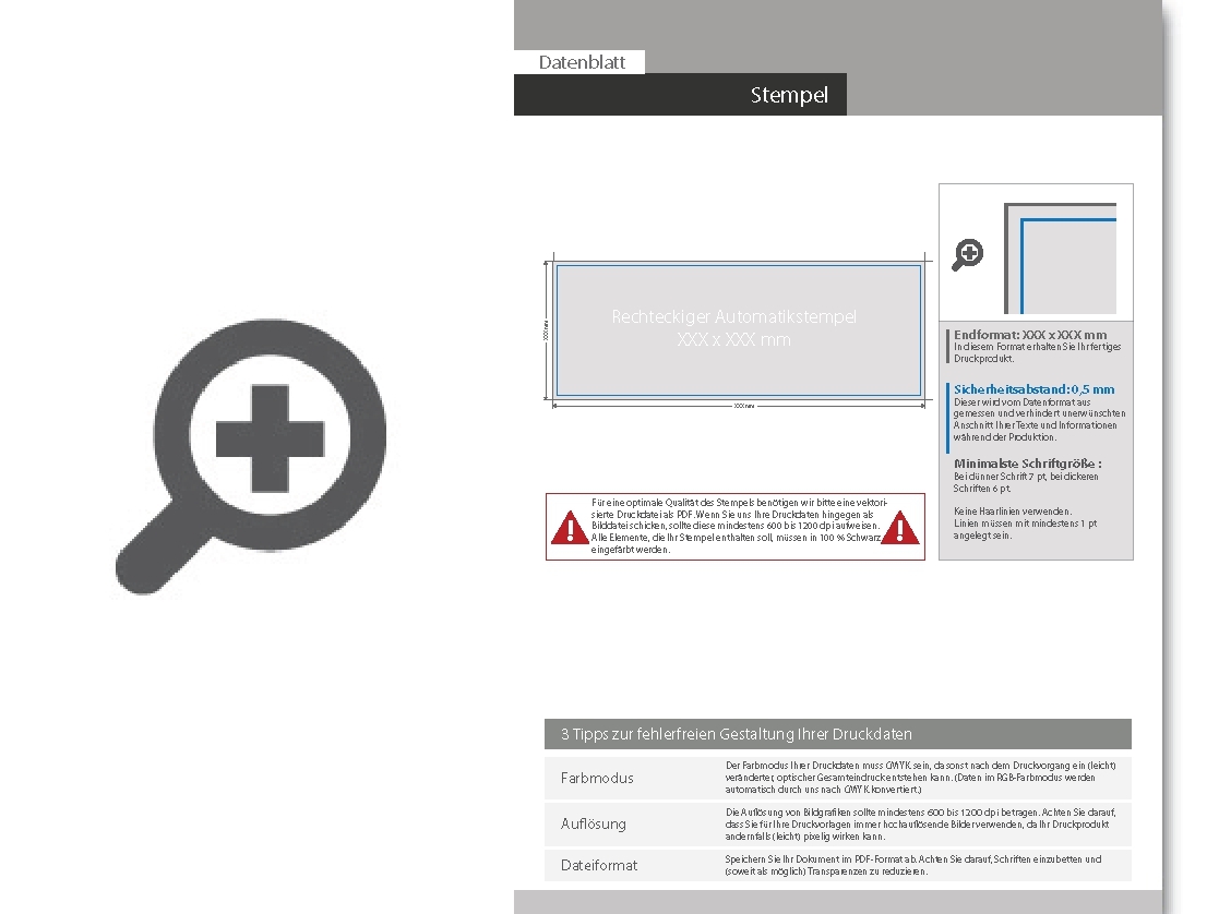 Product Bild rechteckiger_automatikstempel_mit_blauem_kissen