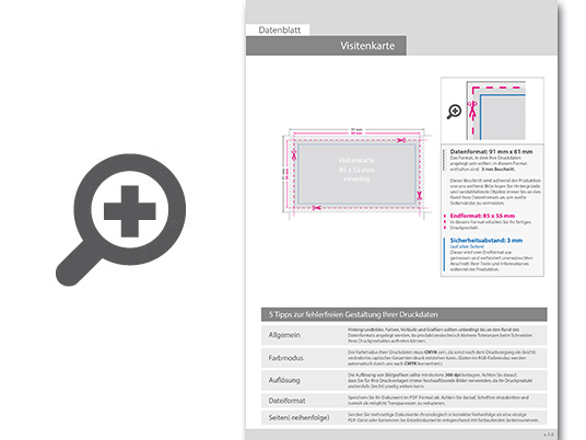 Product Bild visitenkarten_quer_5_0_farbig_85_x_55_mm_mit_beidseitig_vollfl__chiger_uv-lackierung___einseitig_bedruckt_(cmyk_4-farbig_+_1_silber-sonderfarbe)